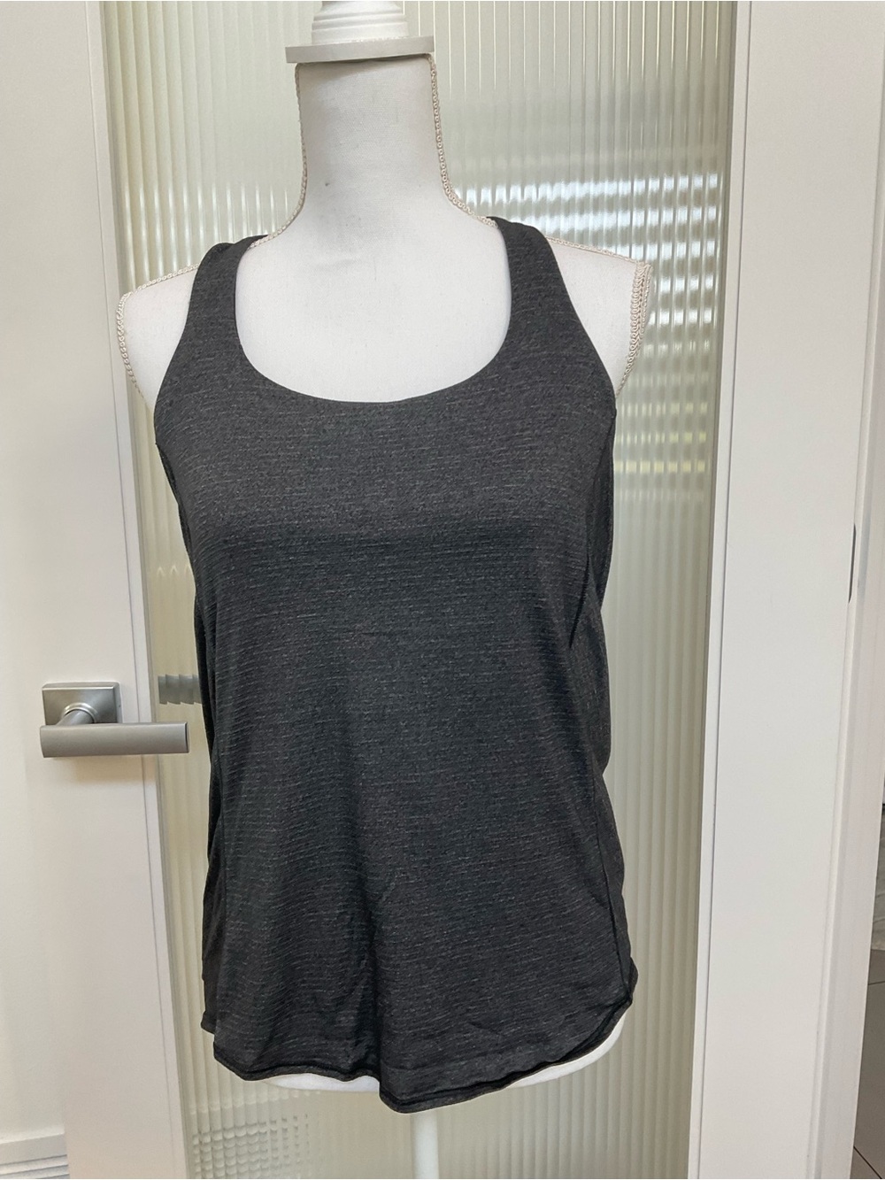 lululemon athletica Women’s Charcoal Tank Top - Racerback